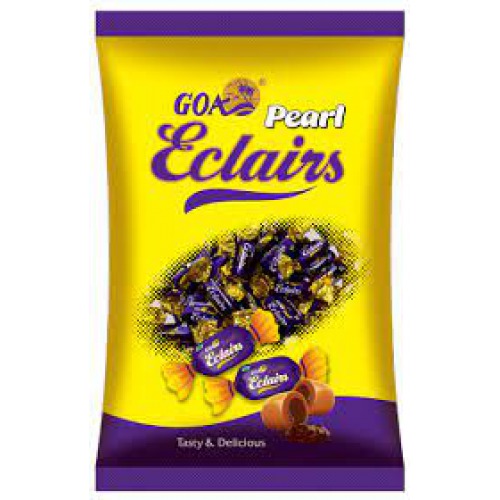 Chocolate goa pearl Eclairs Candy Packets 350gm