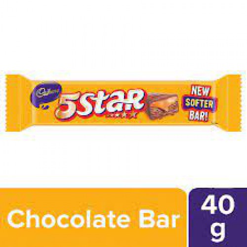 Cadbury 5 Star Chocolate Bar, 40 g
