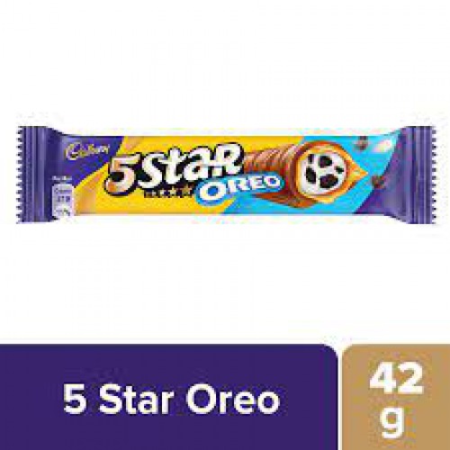 Cadbury 5 Star Oreo Chocolate Bar, 42 g