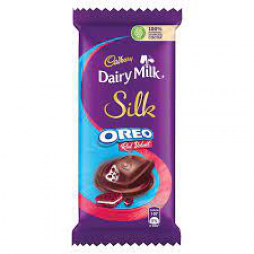 Cadbury Dairy Milk Silk Chocolate Bar - Oreo Red Velvet, 130 g