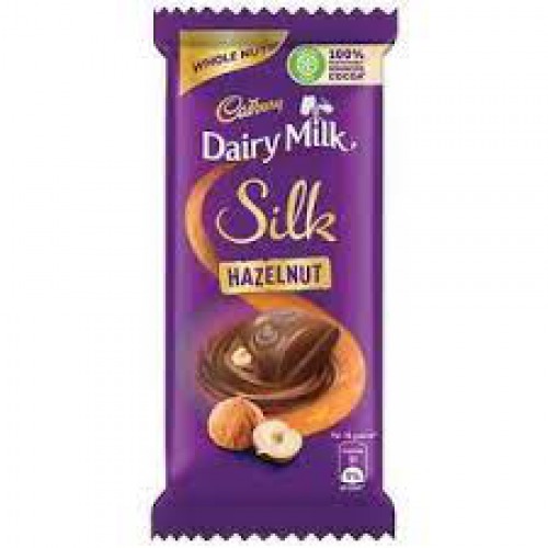 Cadbury Dairy Milk Silk - Hazelnut Chocolate Bar, 143 g