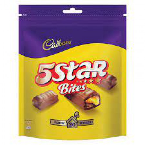 Cadbury 5 Star Chocolate Home Pack, 200 g 20 units