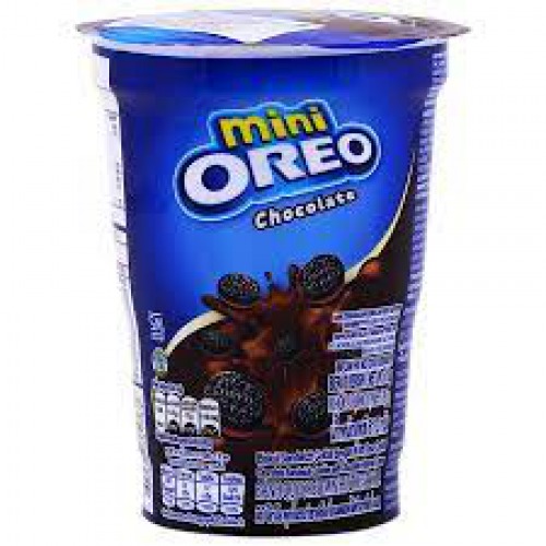 Cadbury Mini Oreo Biscuit - Delicious & Crunchy, Chocolate, 61.3 g Bottle