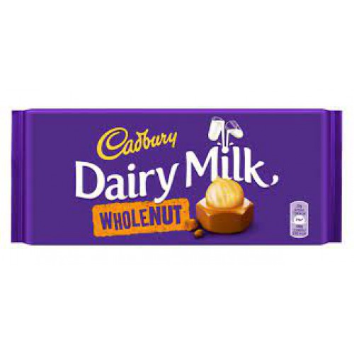 Cadboury Dairy Milk whole Nut 200g