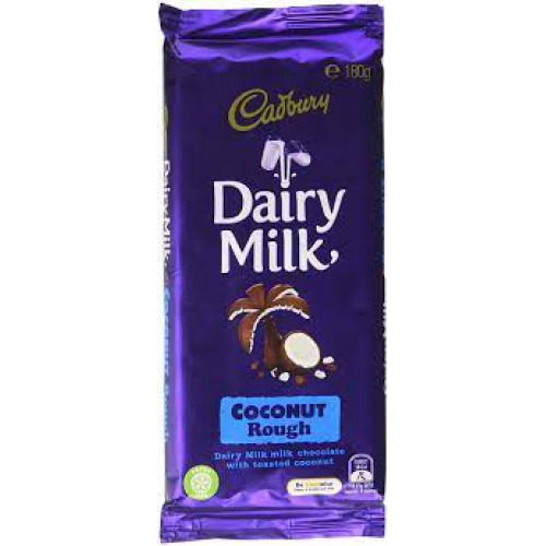Cadbury Dairy Milk Coconut Rough Chocolate 200g
