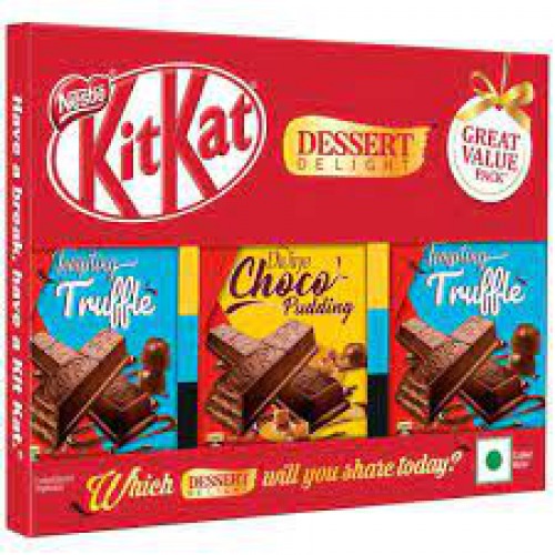 Nestle Kitkat Dessert Delight - Triple Dessert Pack, 50 g (Set of 3)