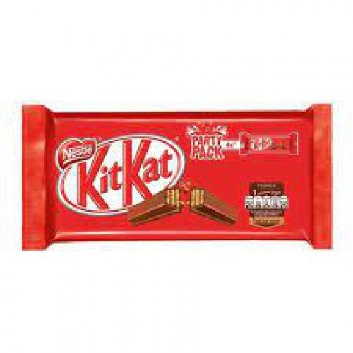 Nestle KitKat Chocolate Wafers - Party Pack, 2 Fingers, Shareable Snack, 72 g (Pack of 4)
