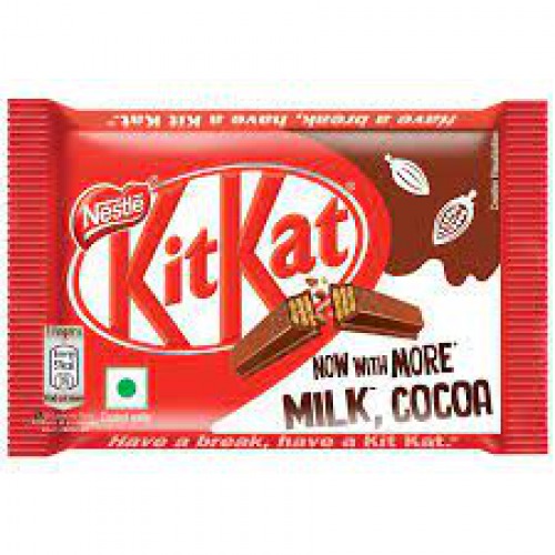 Nestle 4 Finger Wafer Bar - Chocolate Coated, Crisp & Crunchy Snack, 37.3 g