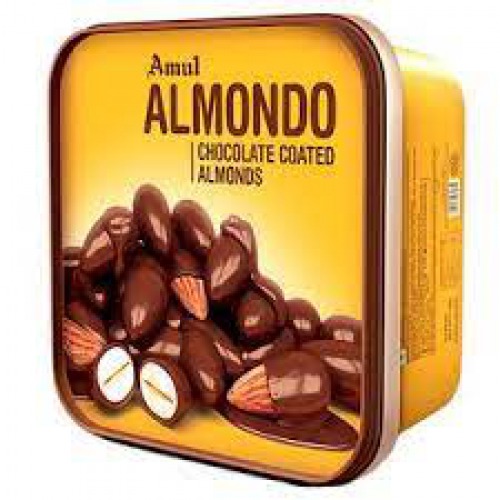 Amul Almondo - Roasted Almonds Coated With Milk Chocolate, 200 gm