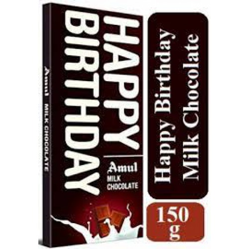 Amul Happy Birthday Milk Chocolate, 150 g