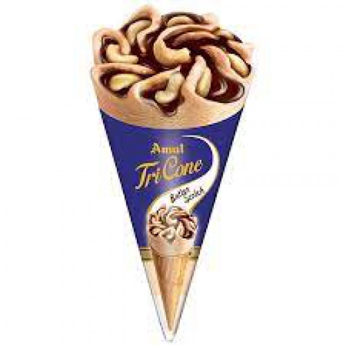 Amul Tricone Butterscotch Ice Cream, 120 ml