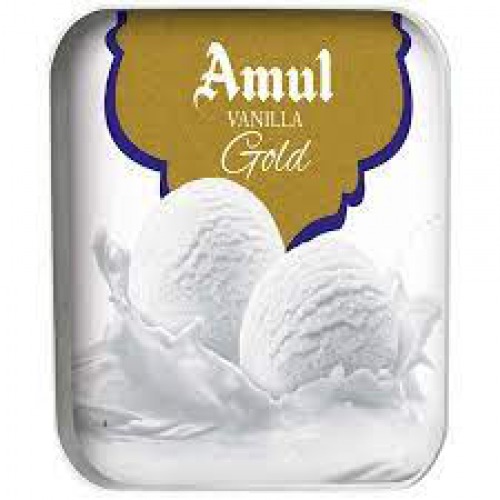 Amul Vanilla Gold Ice Cream, 1 L Tub