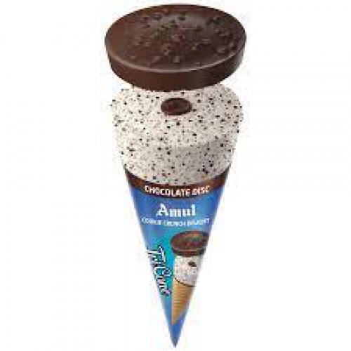 Amul Tricone - Cookie Crunch Delight Ice Cream, 120 ml
