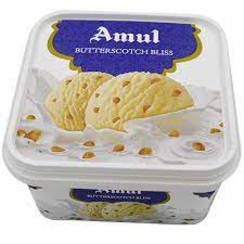 Amul Butterscotch Bliss Ice Cream, 1 L Tub