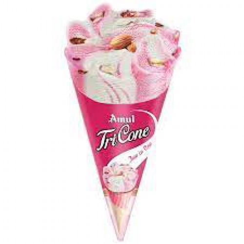 Amul Tricone - Two In One Ice Cream, 120 ml