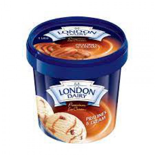 London Dairy Ice Cream - Praline And Cream, 500 ml