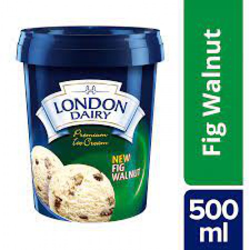 London Dairy Ice Cream - Fig Walnut, 500 ml