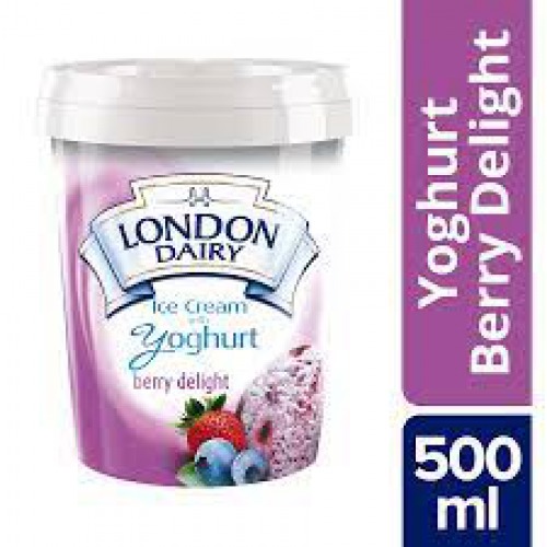 London Dairy Ice Cream - Yoghurt Berry Delight, 500 ml Tub