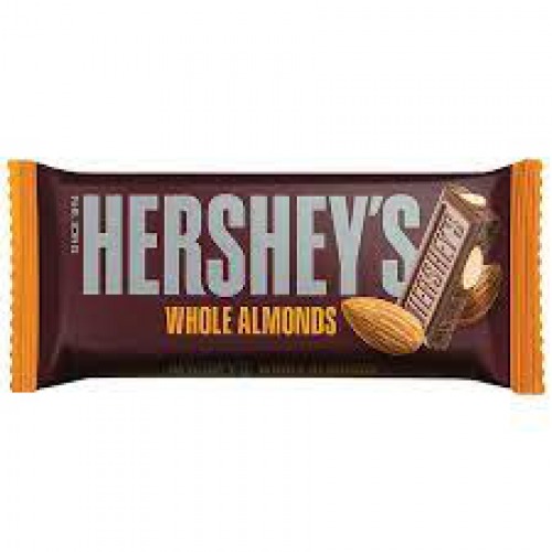 Hersheys Whole Almond Bar, 100 g