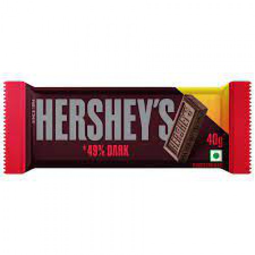 Hersheys Dark Chocolate Bar - Rich Taste, 40 g
