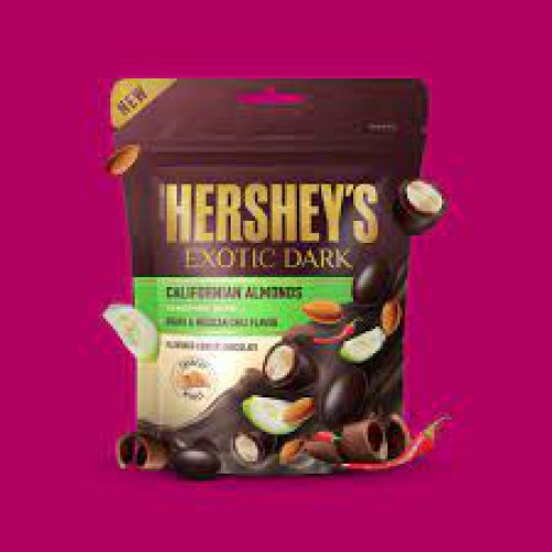 Hersheys Exotic Dark Chocolate Californian Almonds - With Guava & Mexican Chilli Flavour, 30 g