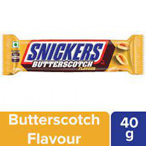 Snickers Chocolate - Butterscotch Flavour, 40 g Bar
