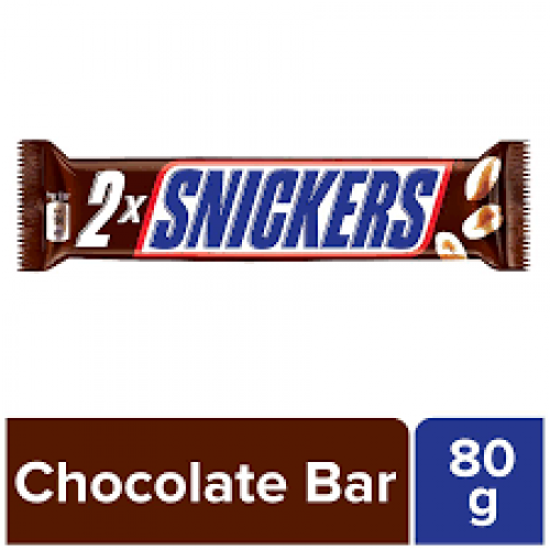 Snickers Chocolate Bar - Peanut, 80 g
