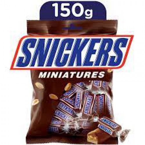 Snickers Miniatures Chocolates - Peanut, 150 g