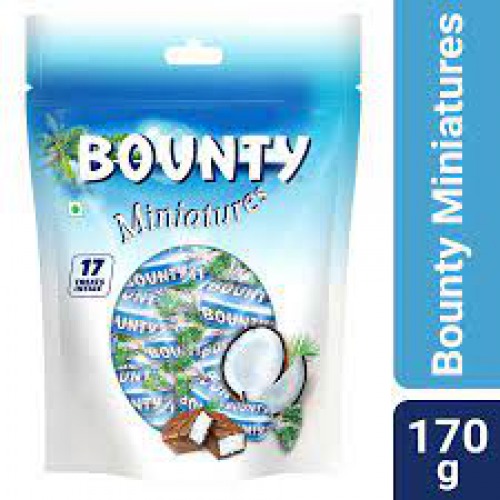 Bounty Miniatures Coconut Filled Chocolates, 170 g
