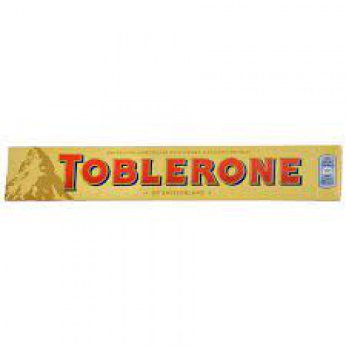 Toblerone Swiss Milk Chocolate - With Honey & Almond Nougat, 100 g