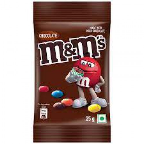 M&Ms Milk Chocolate Candy, 25 g