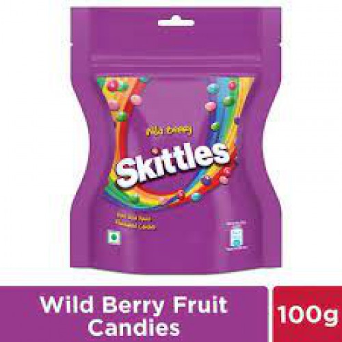 Skittles Wildberry Fruit Flavoured Candies, 100 g