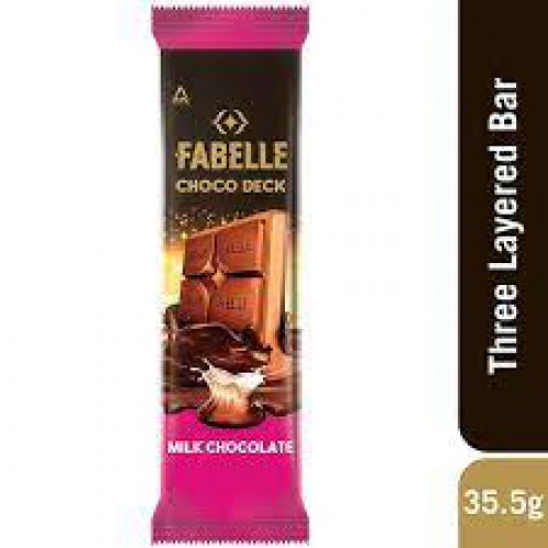Fabelle Choco Deck Milk Chocolate Bar, 35.5 g
