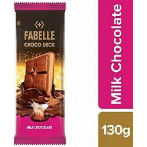 Fabelle Choco Deck Milk Chocolate Bar, 130 g