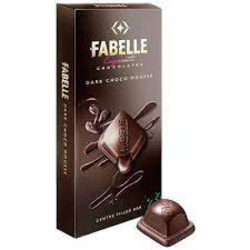 Fabelle Exquisite Dark Choco Mousse Centre Filled Chocolate Bar, 135 g