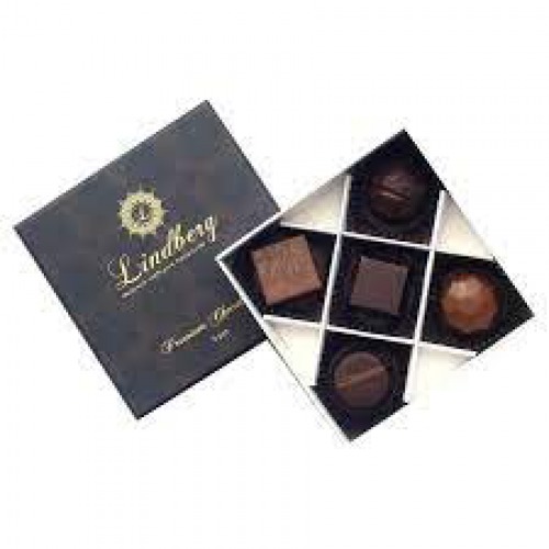 Lindberg 100% Pure Cocoa Butter Premium Chocolates, 50 g, 5 pcs