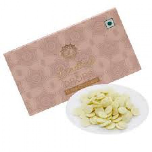 Lindberg Drops White Chocolate - Made with 100% Belgian Chocolate, 50 g