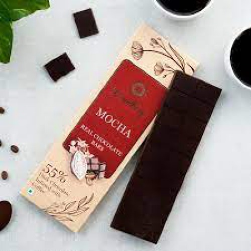 Lindberg Mocha Dark Chocolate Bar - 55% Cocoa, 100 g