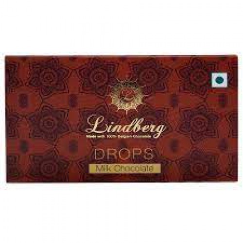 Lindberg Drops Milk Chocolate - Made with 100% Belgian Chocolate, 50 g