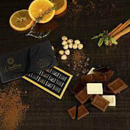Lindberg Chocolate Thins - Assorted, 80 g (18 pcs x 5 g each)