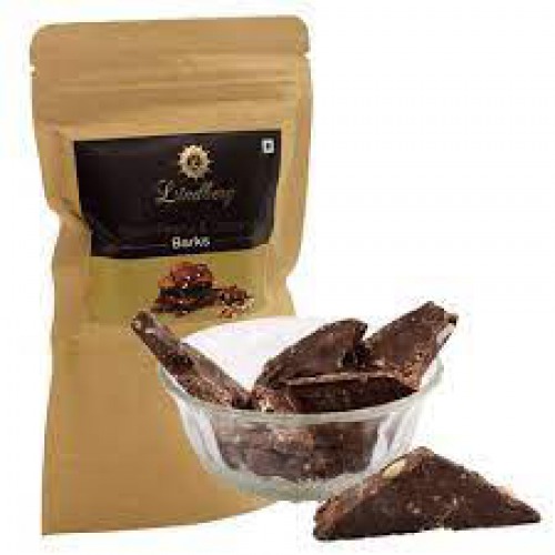 Lindberg Salted Peanut Coconut Barks - Snacking Chocolate, 75 g