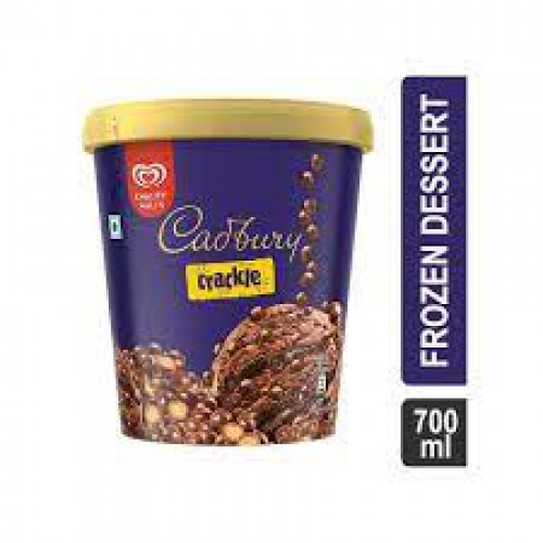 kwality walls Frozen Dessert - Crackle, 700 ml Tub
