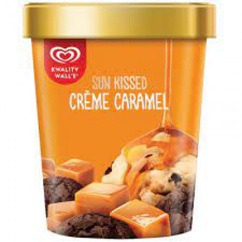 kwality walls Creme Caramel Frozen Dessert, 700 ml