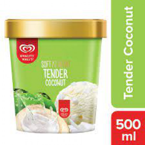 kwality walls Tender Coconut Frozen Dessert, 500 ml