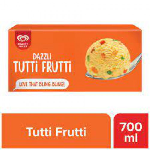 kwality walls Tutti Frutti Frozen Dessert, 700 ml