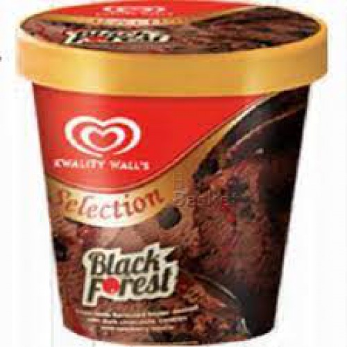 kwality walls Select Frozen Dessert - Black Forest, 750 ml Tub