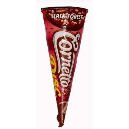 kwality walls Disc Black Forest Cornetto Frozen Dessert, 120 ml