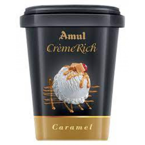 Amul Crème Rich Caramel Ice Cream, 125 ml Cup