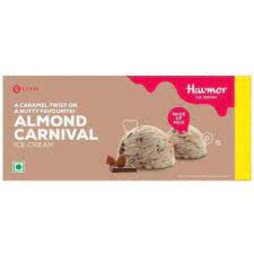 Havmor Almond Carnival Ice Cream - Made of Milk, 700 ml