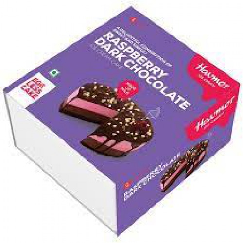 Havmor Raspberry Dark Chocolate Ice Cream Cake - Made of Milk, 500 ml